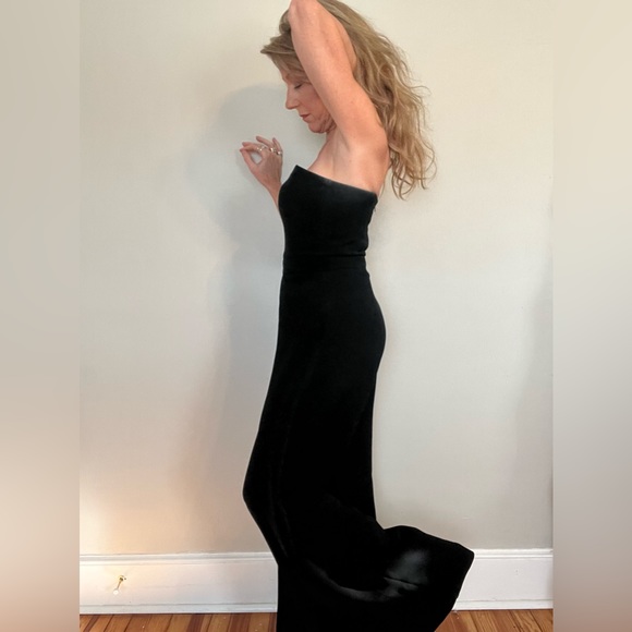 Alexis strapless wide leg skirt overlay style jumpsuit - Picture 6 of 13